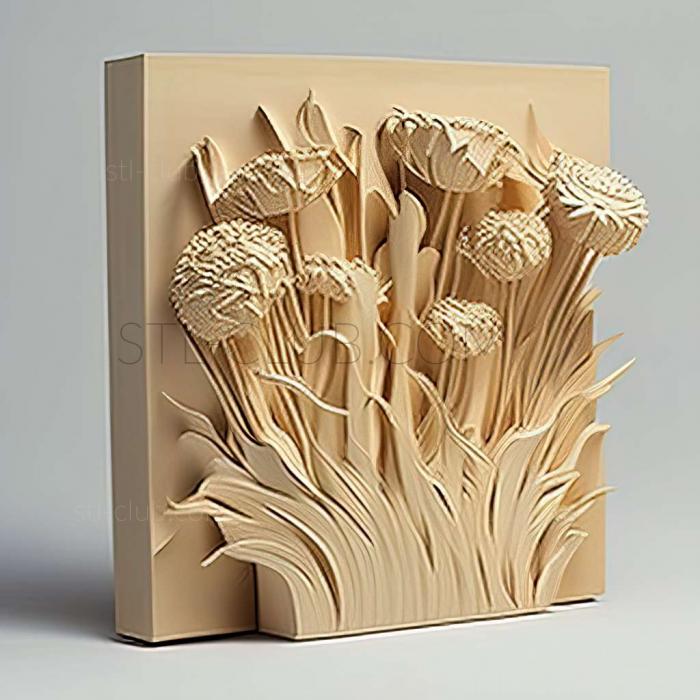 3D модель Сай Твомбли, американский художник (STL)